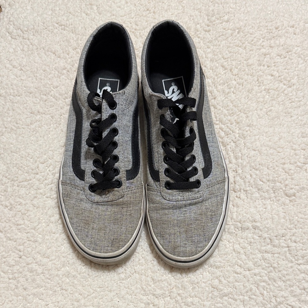 Vans Men's Black and Gray Sneakers